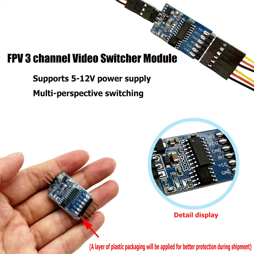 5.8G 3 Channel Video Switcher  - Drone Receiver 리뷰 및 가격