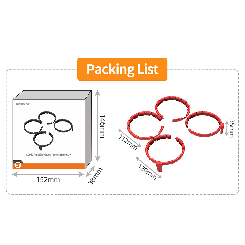 For DJI Flip Drone Propeller G - Drone Propeller Guard 리뷰 및 가격