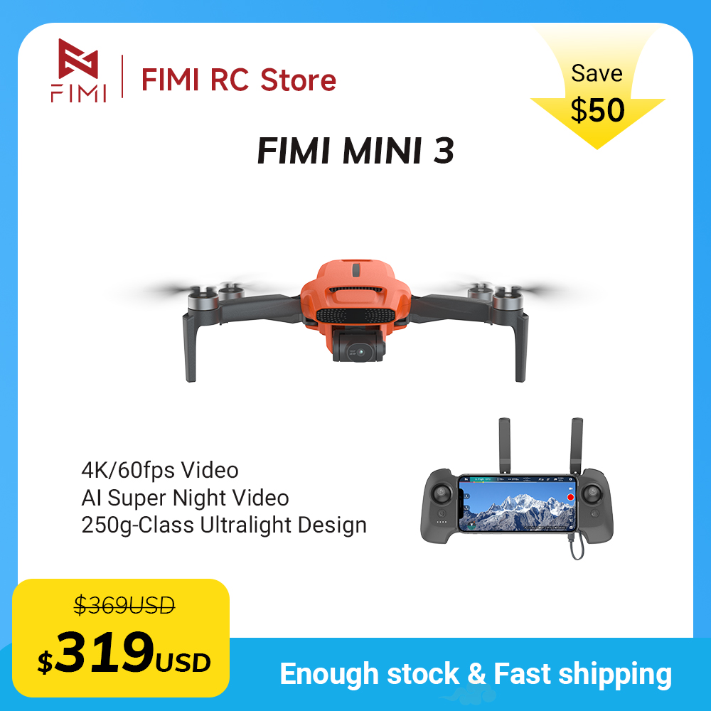 FIMI MINI 3 Camere drone 4K 60 - Drone Gimbal 리뷰 및 가격